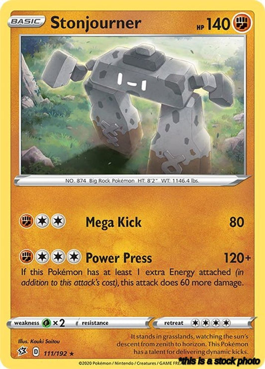 111/192 Stonjourner Holo Rare Holofoil