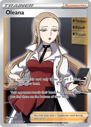 Ultra Rare Oleana (Full Art) [191/192 Near Mint ]