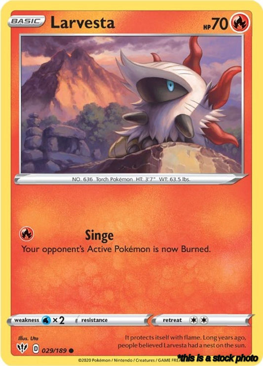 Common Larvesta [029/189 Lightly Played ]