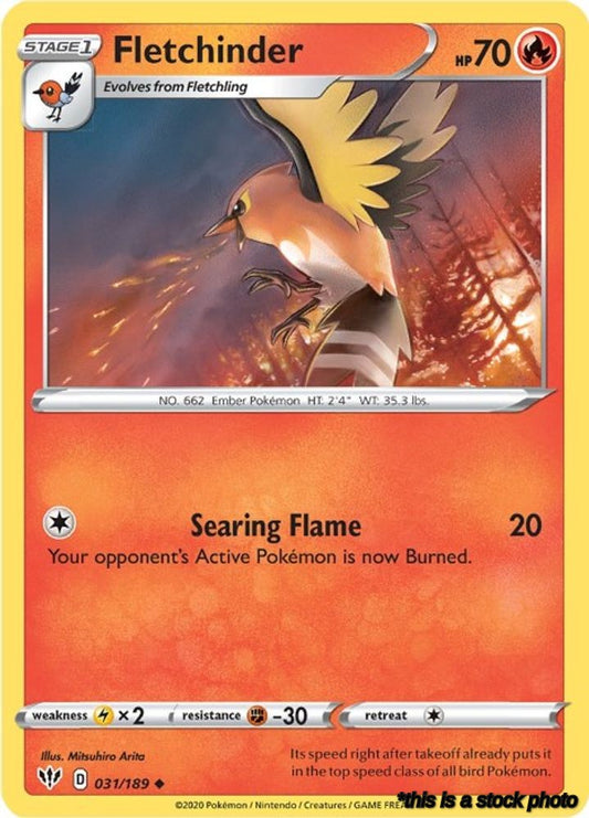 Uncommon Fletchinder [031/189 Near Mint ]