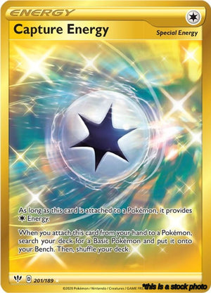 201/189 Capture Energy (Secret) Secret Rare Holofoil