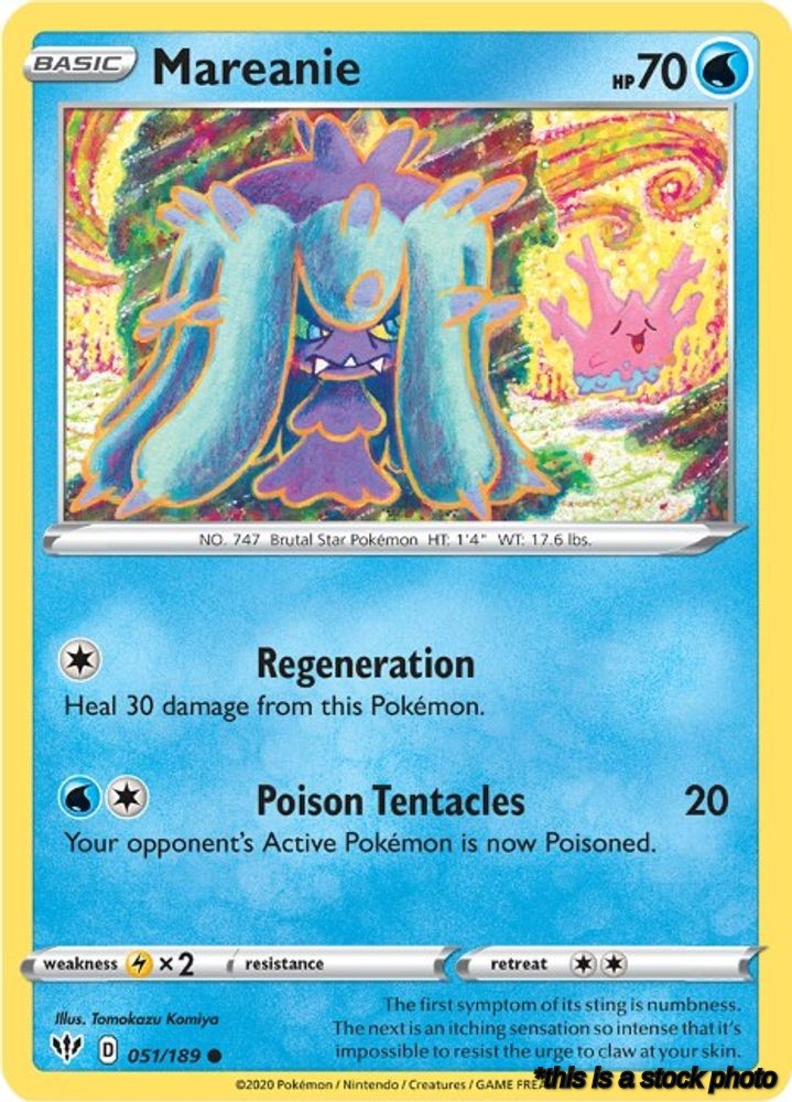 Normal Mareanie [051/189 Near Mint ]