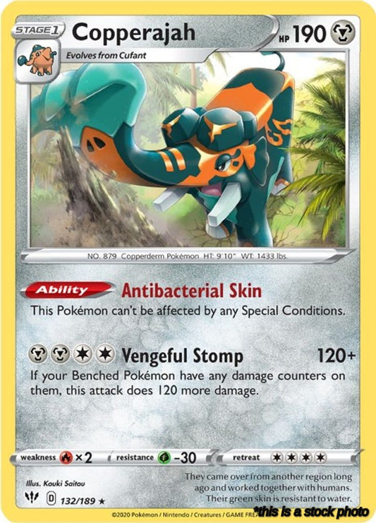 132/189 Copperajah Holo Rare Holofoil