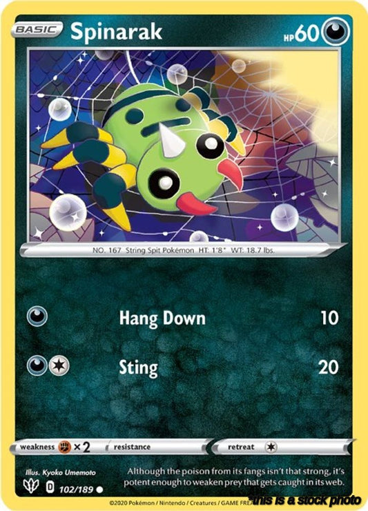 Common Spinarak [102/189 Lightly Played ]