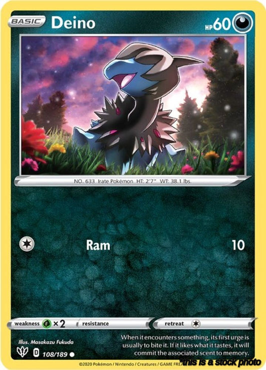 Common Deino [108/189 Lightly Played ]