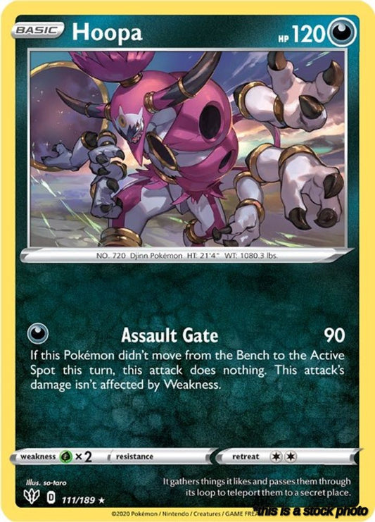 111/189 Hoopa Holo Rare Holofoil