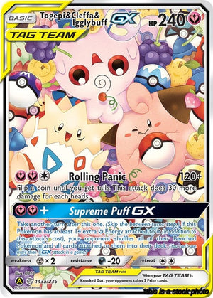 143a/236 Togepi & Cleffa & Igglybuff GX Promo Holofoil