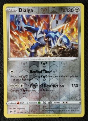 121/185 Dialga Holo Rare Reverse Holofoil
