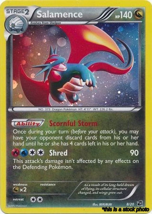 Holofoil Salamence - 8/20 (Cosmos Holo) [008/020 Near Mint ]