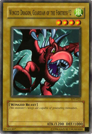Unlimited Winged Dragon, Guardian of the Fortress #2 [TP1-022 Lightly Played] Common / Short Print
