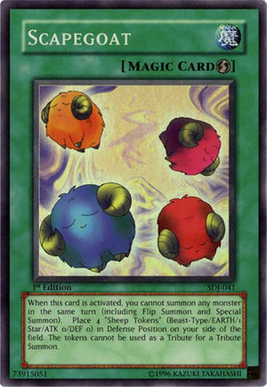 Unlimited Scapegoat [SDJ-041 Moderately Played] Super Rare