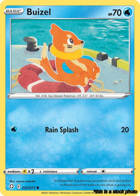 Normal Buizel [022/072 Lightly Played ]