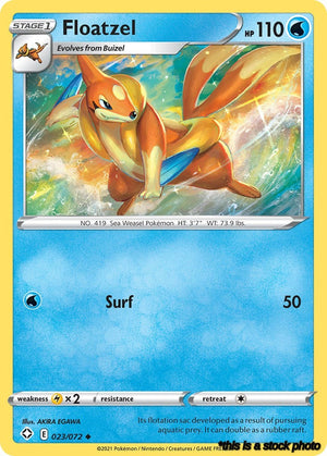 023/072 Floatzel Uncommon Normal