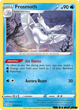 030/072 Frosmoth Holo Rare Holofoil