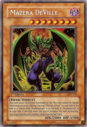 1st Edition Mazera DeVille [AST-111 Lightly Played] Secret Rare