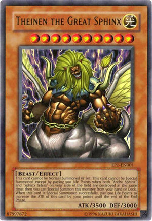Limited Theinen the Great Sphinx [EP1-EN001 Lightly Played] Ultra Rare