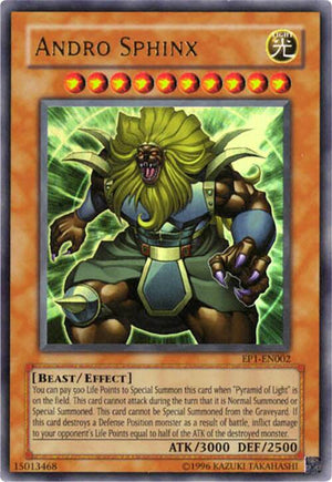 Unlimited Andro Sphinx [EP1-EN002 Lightly Played] Ultra Rare
