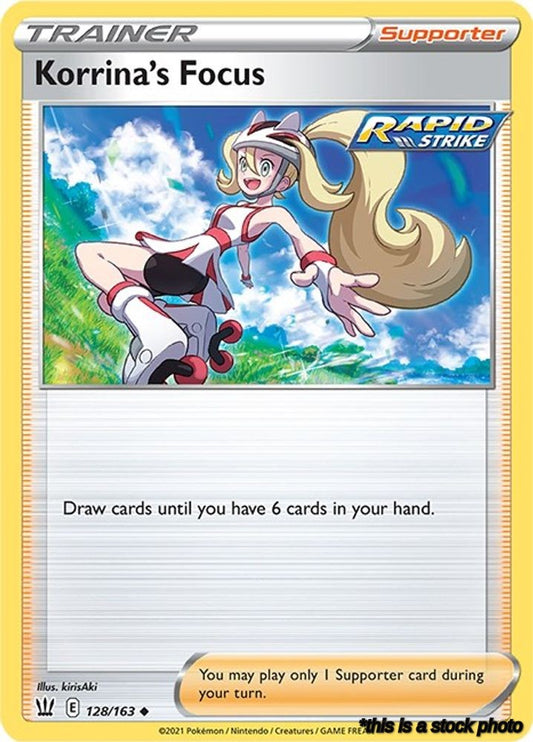 128/163 Korrina's Focus Uncommon Normal