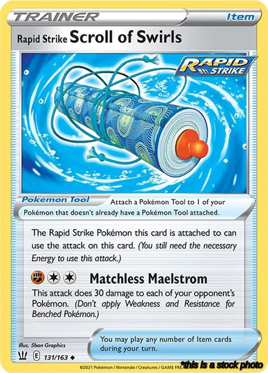 131/163 Rapid Strike Scroll of Swirls Uncommon Normal
