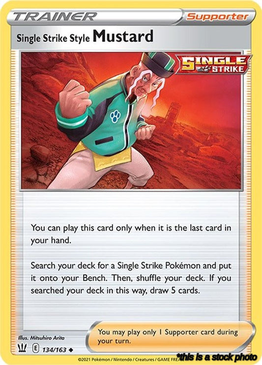 Uncommon Single Strike Style Mustard [134/163 Lightly Played ]