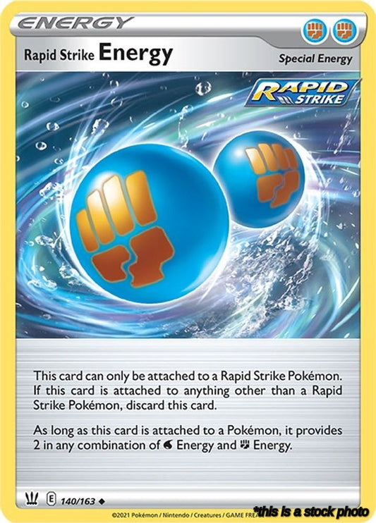 Uncommon Rapid Strike Energy [140/163 Lightly Played ]