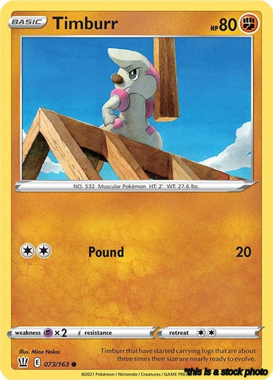 Common Timburr [073/163 Near Mint ]
