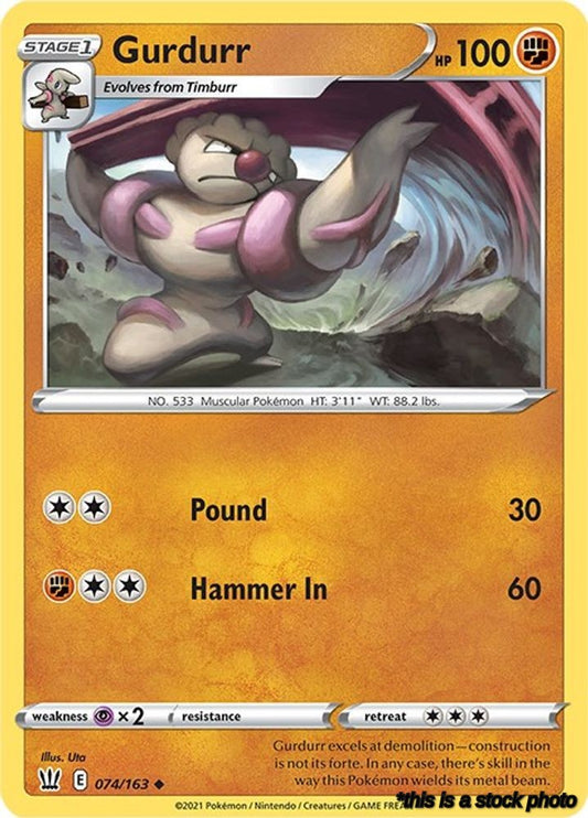 Uncommon Gurdurr [074/163 Near Mint ]