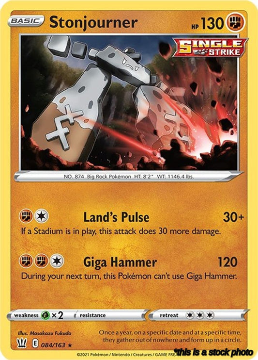 Rare Stonjourner [084/163 Near Mint ]