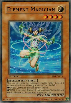 1st Edition Element Magician [RDS-EN013 Moderately Played] Common / Short Print