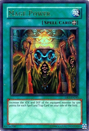 Unlimited Mage Power [DB1-EN245 Lightly Played] Ultra Rare