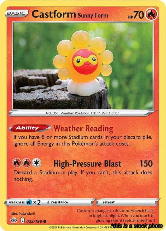 Common Castform Sunny Form [022/198 Lightly Played ]
