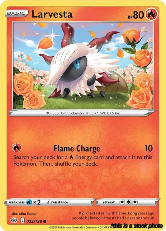 Common Larvesta [023/198 Lightly Played ]
