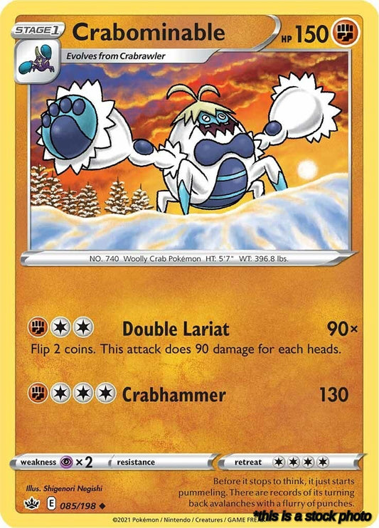 085/198 Crabominable Uncommon Reverse Holofoil