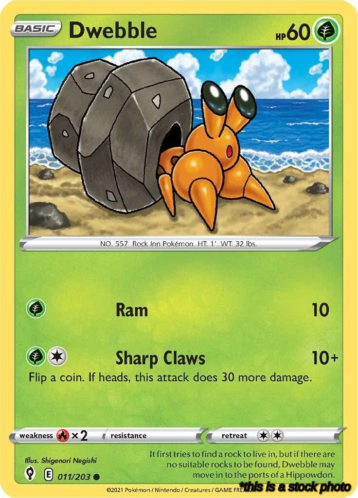 Common Dwebble [011/203 Near Mint ]