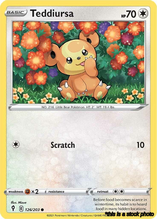 Normal Teddiursa [126/203 Lightly Played ]