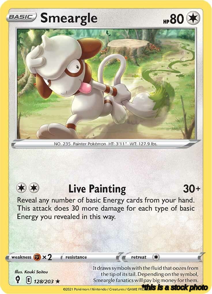 Rare Smeargle [128/203 Lightly Played ]