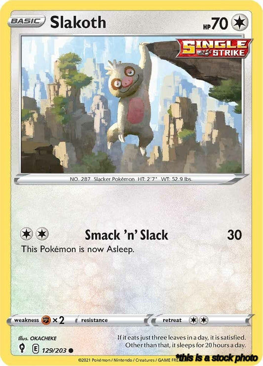 Common Slakoth [129/203 Lightly Played ]