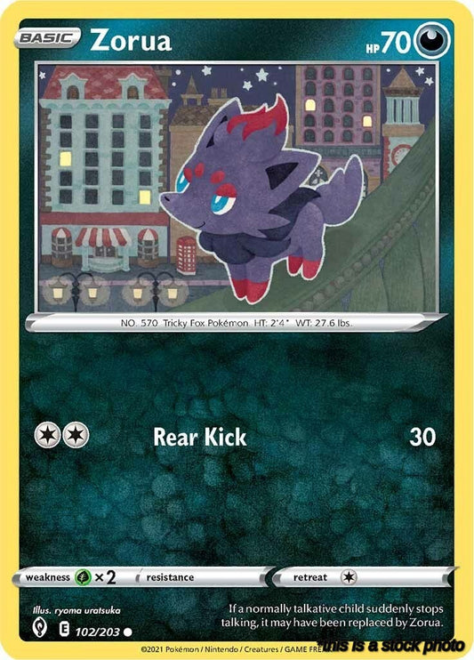 Common Zorua [102/203 Near Mint ]