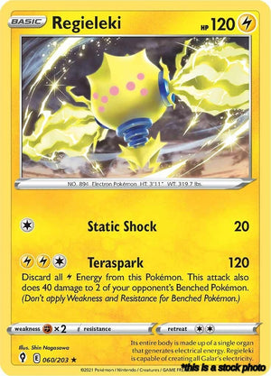 060/203 Regieleki Holo Rare Holofoil