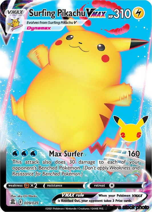 Surfing Pikachu VMAX