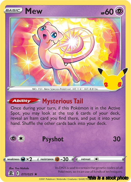 Holofoil Mew [011/025 Near Mint ]
