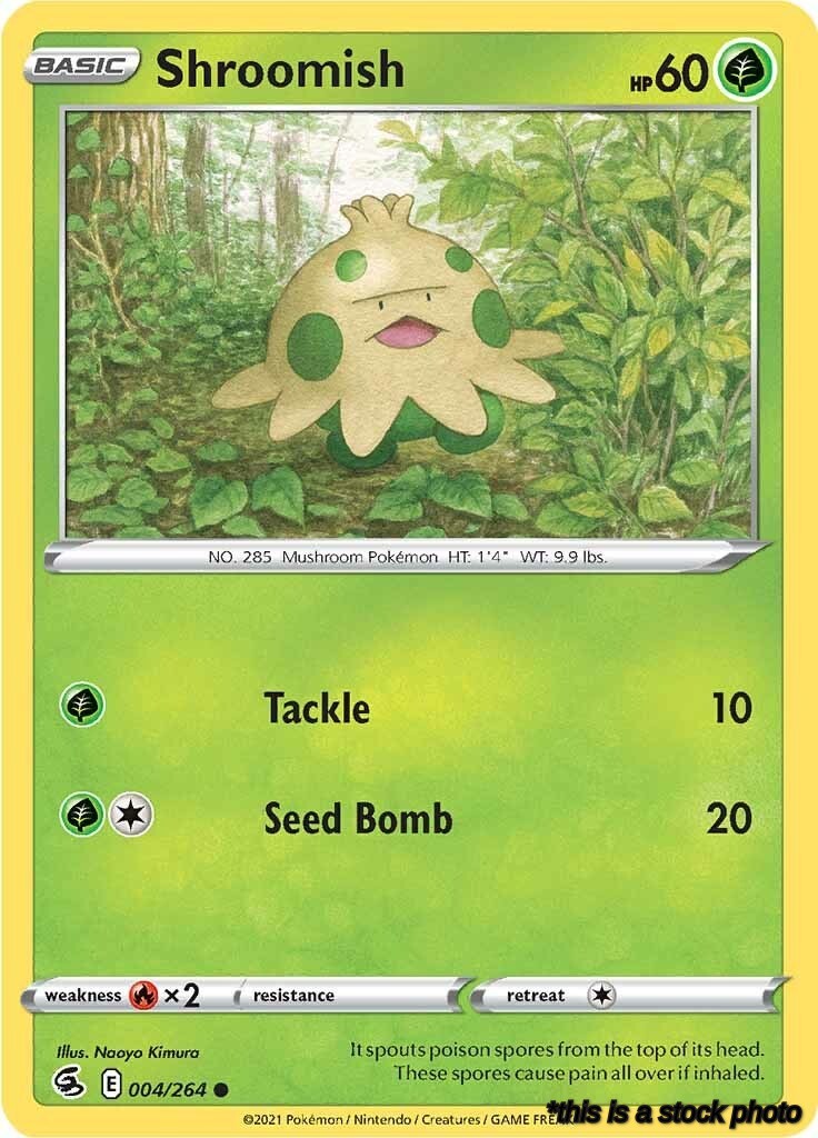 004/264 Shroomish Common Reverse Holofoil