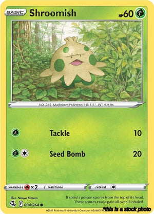 004/264 Shroomish Common Reverse Holofoil