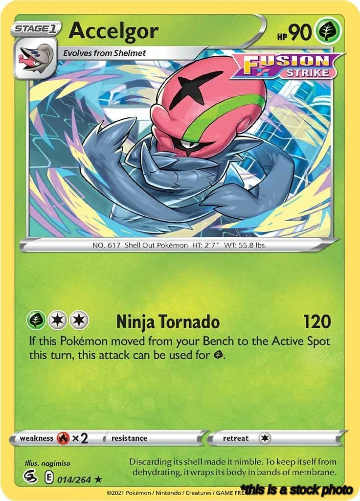 Rare Accelgor [014/264 Lightly Played ]