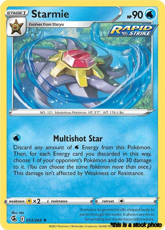 Holo Rare Starmie [053/264 Moderately Played ]