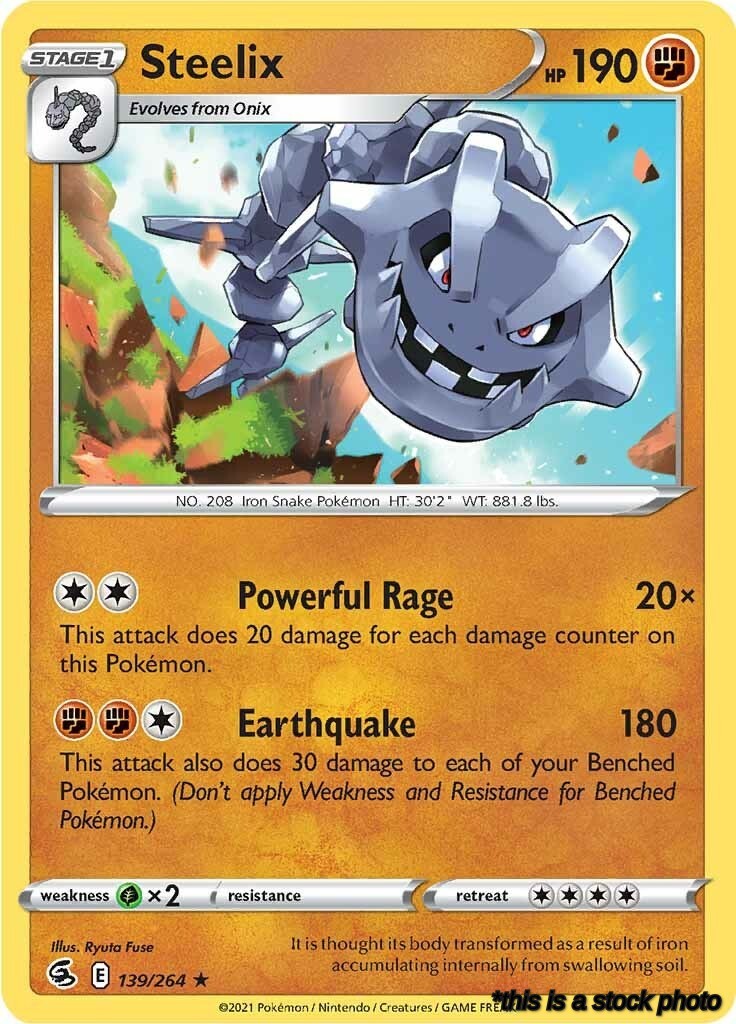 Holo Rare Steelix [139/264 Near Mint ]