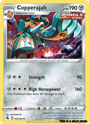 192/264 Copperajah Uncommon Reverse Holofoil