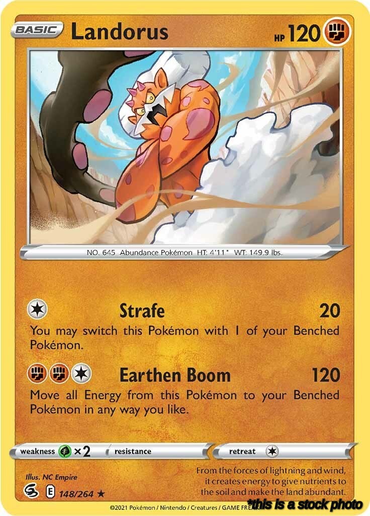 148/264 Landorus Holo Rare Holofoil