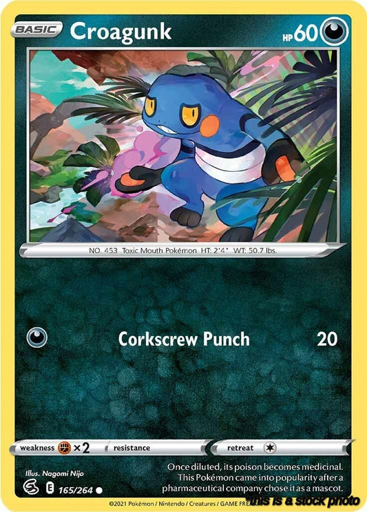 Common Croagunk [165/264 Near Mint ]
