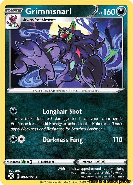 Rare Grimmsnarl [094/172 Lightly Played ]